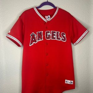 Vintage Majestic red Angels jersey